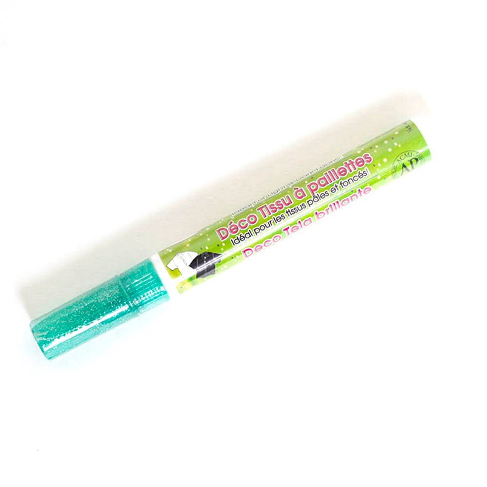 Uchida, Paint Marker, Art & School, DecoFabric, Glitter Paint Pen, Assorted Colors, 687212